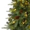 6ft. Pre-Lit Wellington Spruce Artificial Christmas Tree, Clear LED Lights